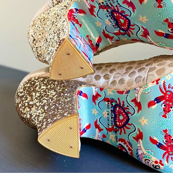 Irregular Choice Curtain Call Gold - Picture 10 of 13